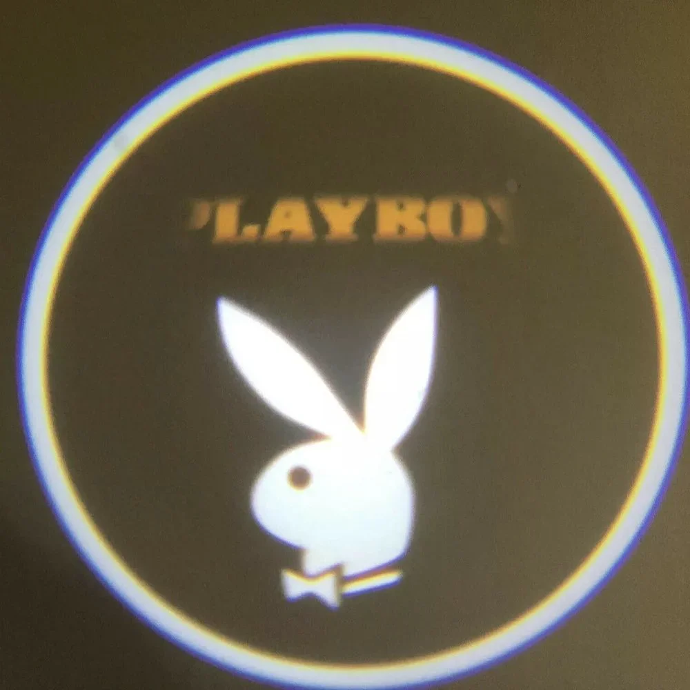 4x PCs PLAYBOY Logo Wireless Car Door Welcome Laser Projector Emblem